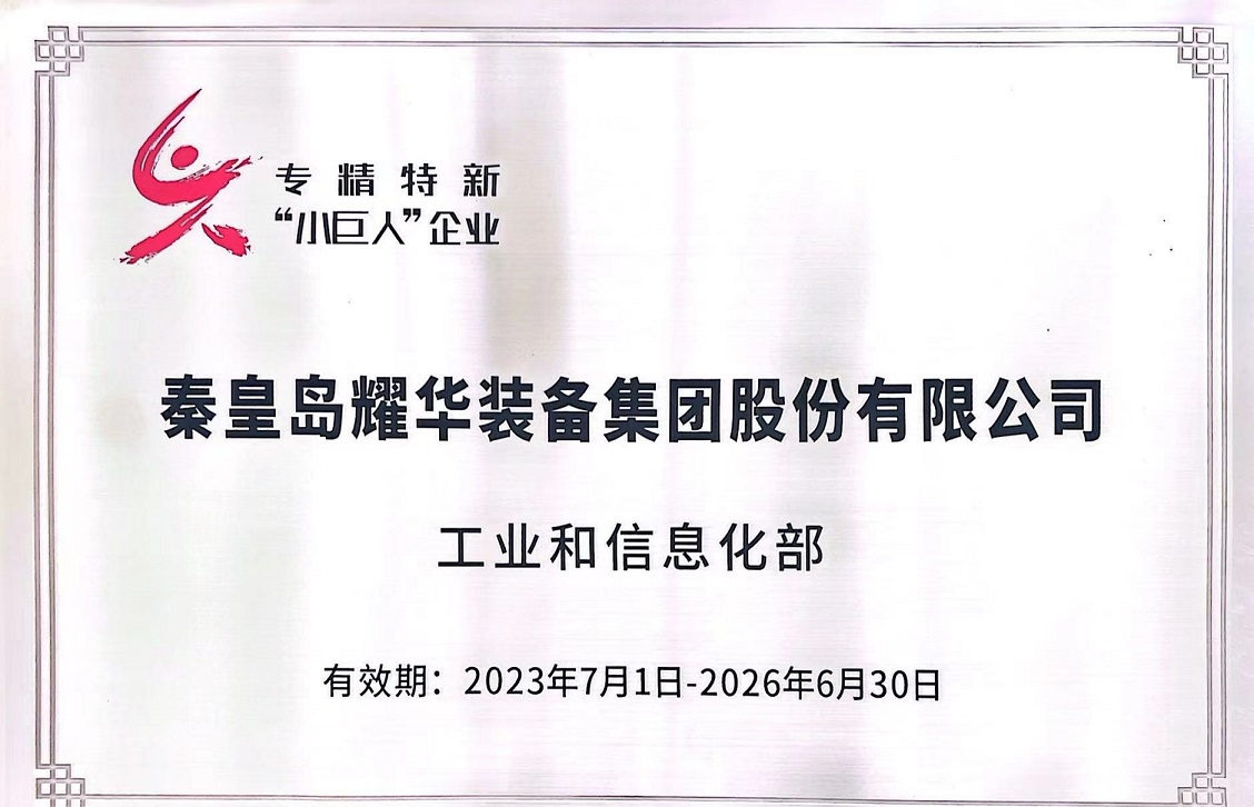 專(zhuān)精特新"小巨人"企業(yè)